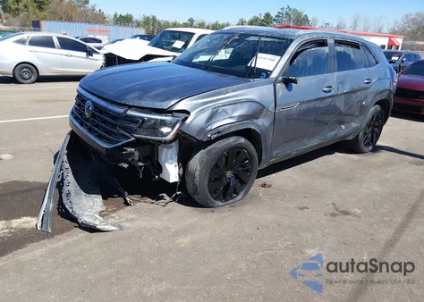 2025 Volkswagen Atlas Cross Sport 2.0T Se W/Technology из США, поврежденный, VIN 1V2JE2CA0SC207431